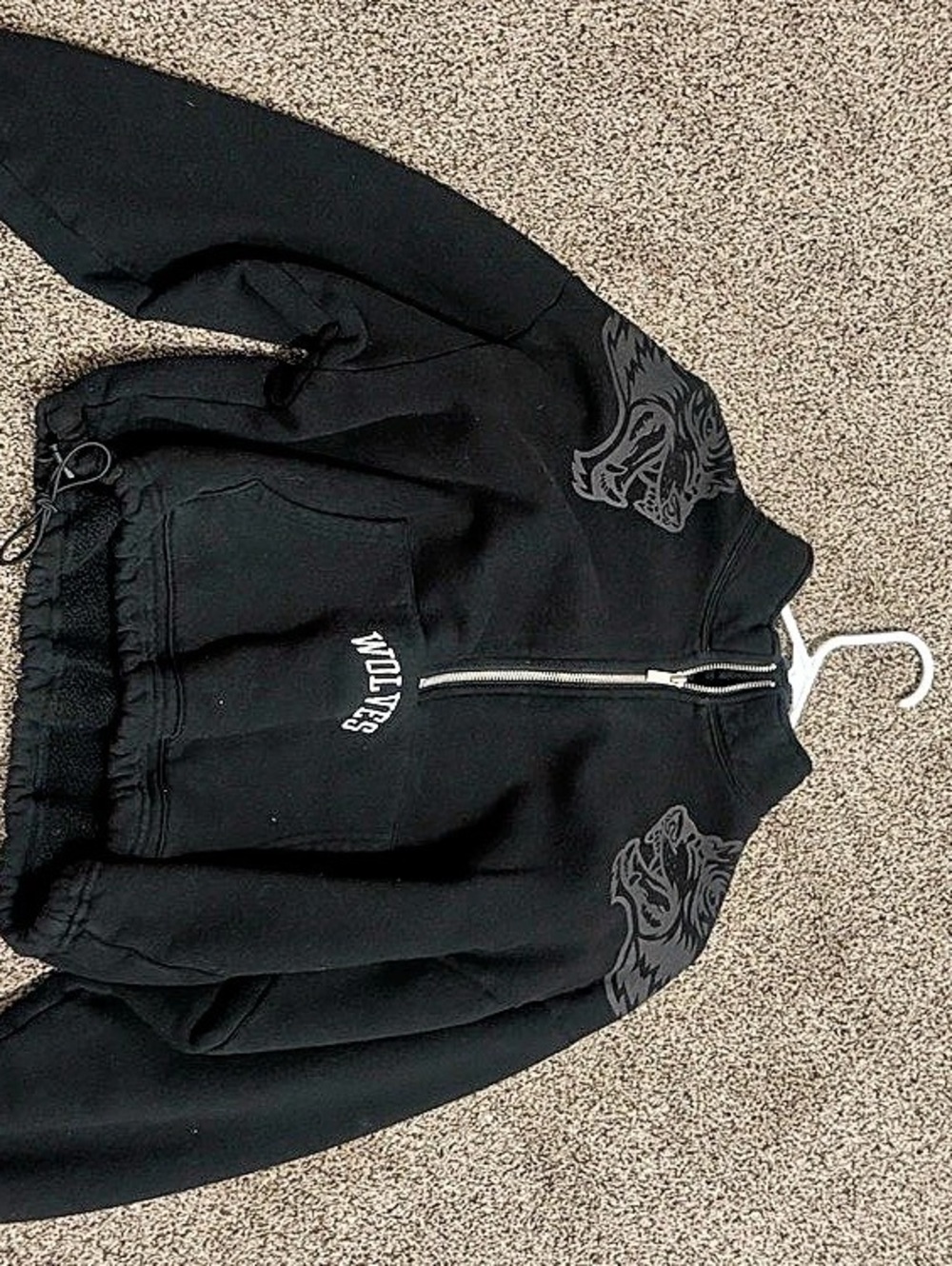 Darc sport she- Graphic hoodie half zip in Black Size xs